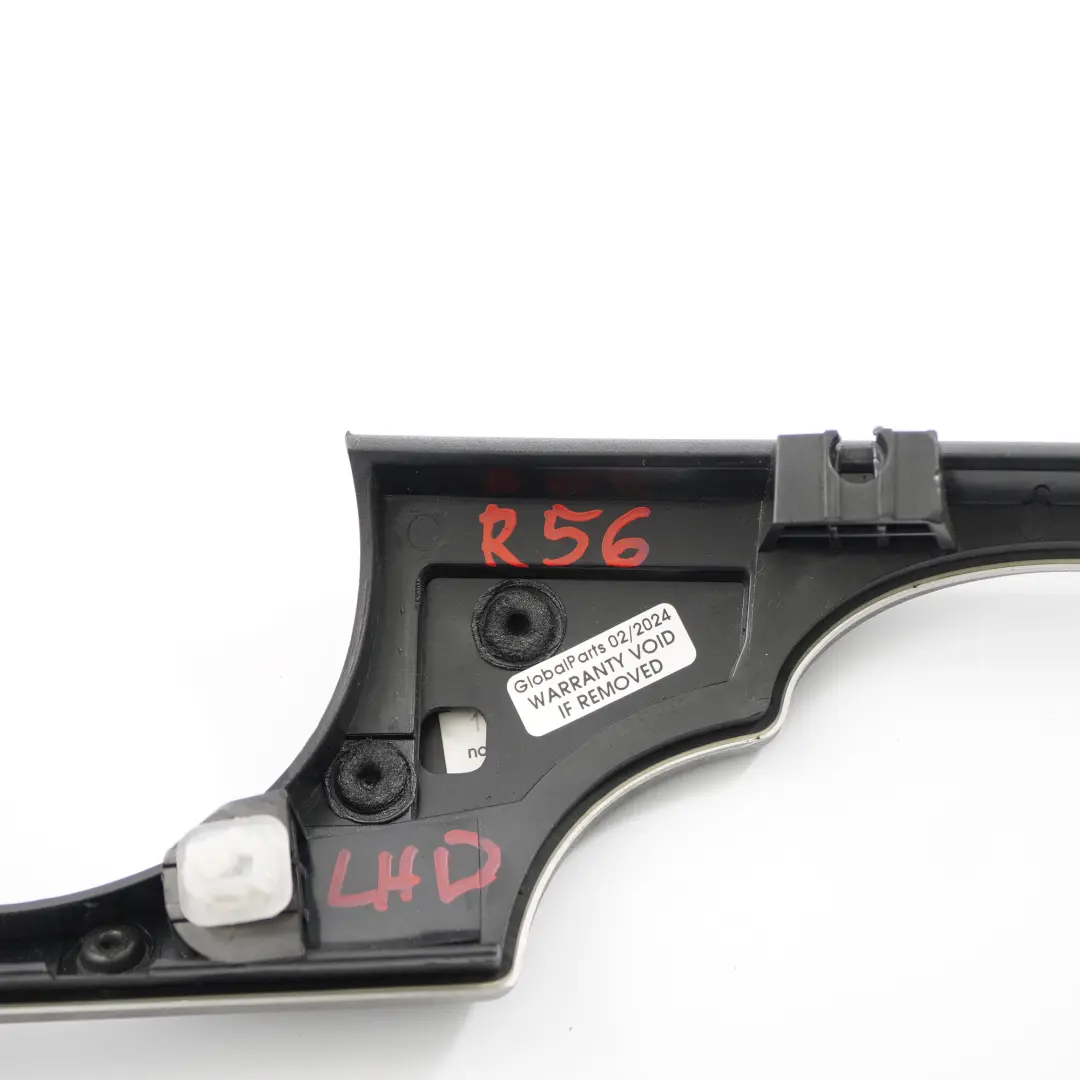 Dashboard Abdeckung platte Fahrer Seite gebürstetem Aluminium für Mini R55 R56 R57 mit Teilenummer 2752169 Mini R55 R56 R57 Dashboard Abdeckung platte Fahrer Seite gebürstetem Aluminium - SKU lhd-2752169 - Teilenummer 2752169