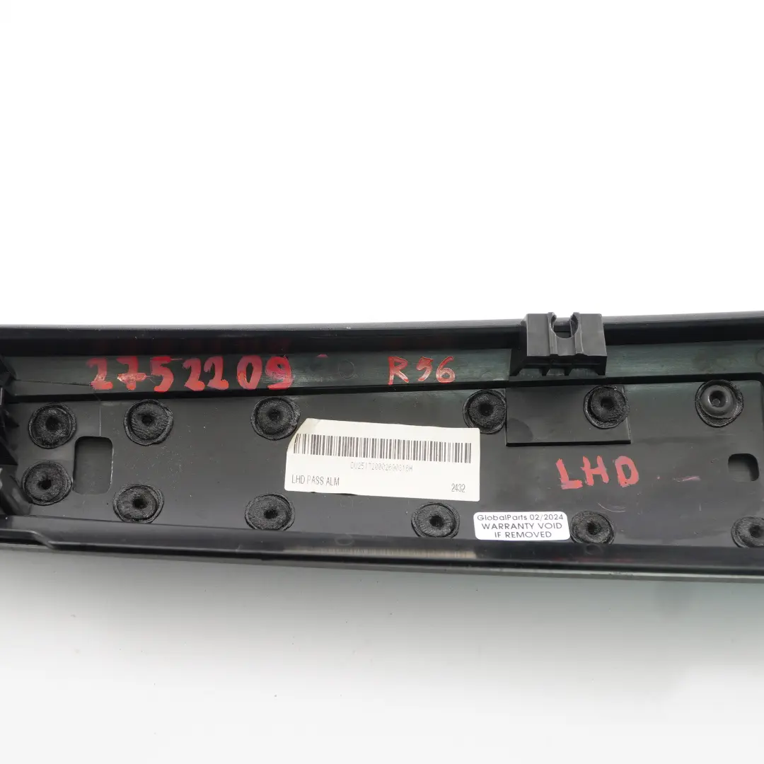 Dashboard Cover Trim Panel Passenger's Side Brushed Aluminium to Mini Cooper R56 with Part number 2752209 Mini Cooper R56 Dashboard Cover Trim Panel Passenger's Side Brushed Aluminium - SKU lhd-2752209 - Part number 2752209