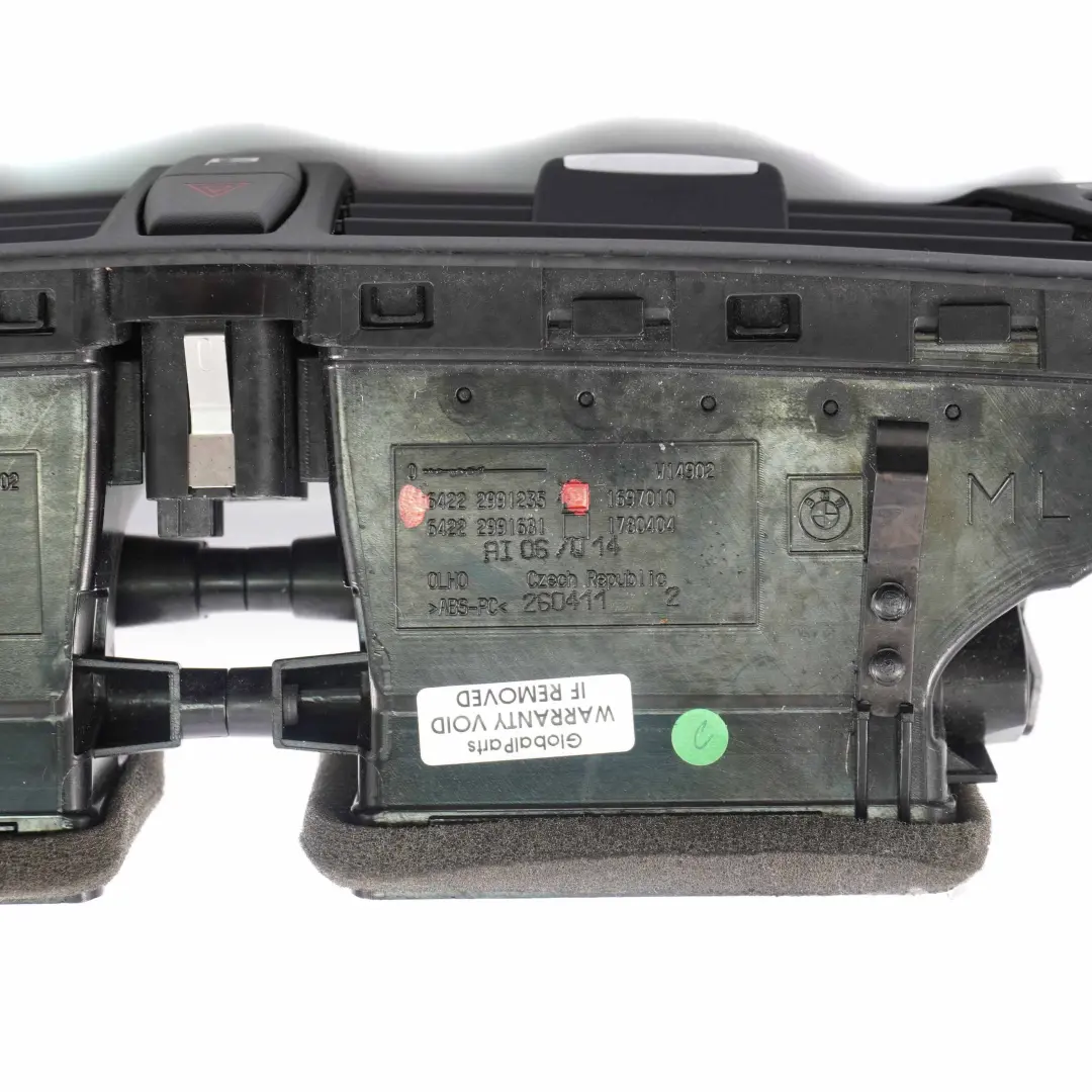 Bocchetta Cruscotto BMW E60 E61 Griglia Aria Fresca Centro Centro Cromo 6910734 per con numero di parte 2991235 Bocchetta Cruscotto BMW E60 E61 Griglia Aria Fresca Centro Centro Cromo 6910734 - SKU lhd-2991235 - Numero di parte 2991235