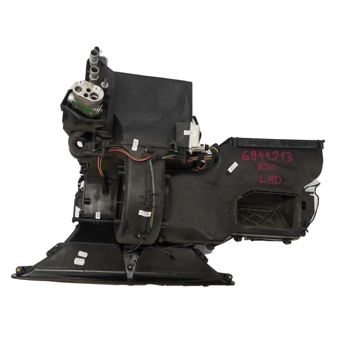 Calentador Soplador Caja Matriz Valeo 6938331 para Mini Cooper R50 R52 R53 con número de pieza 6944213 Mini Cooper R50 R52 R53 Calentador Soplador Caja Matriz Valeo 6938331 - SKU lhd-6944213 - Número de pieza 6944213