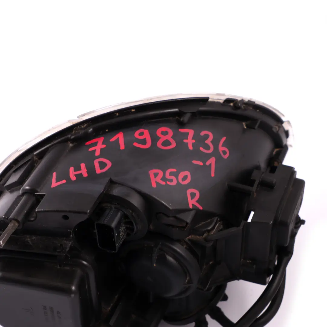 Mini Cooper One R50 R52 R53 Headlamp Xenon Front Light Lamp Right O/S - SKU lhd-7198736-1 - Part number 7198736