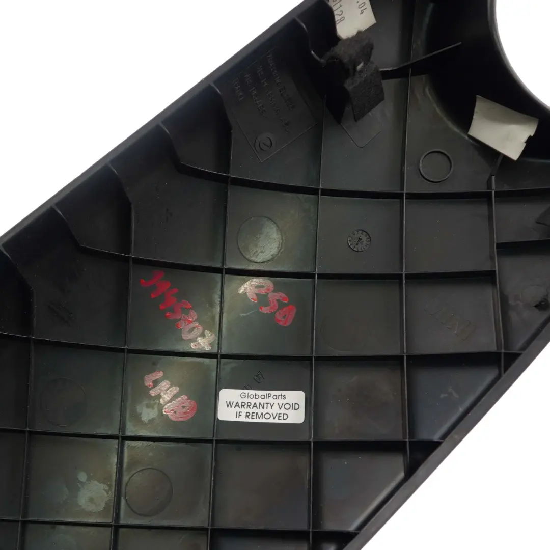 Mini Cooper R50 R53 Dashboard Panel Trim Strip Cover Alloy Patina Right LHD - SKU lhd-9145707 - Part number 9145707