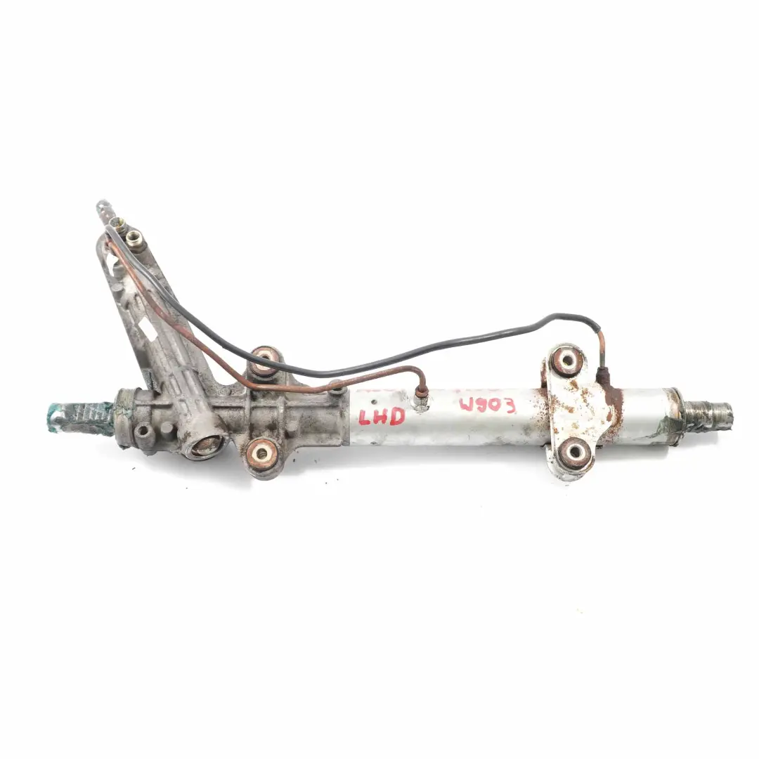 W903 Servolenkung Zahnstange Ritzelkasten Getriebeeinheit für Mercedes mit Teilenummer A9014604100 Mercedes W903 Servolenkung Zahnstange Ritzelkasten Getriebeeinheit - SKU lhd-A9014604100 - Teilenummer A9014604100