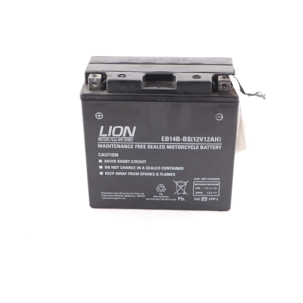 LION 12V Motorcycle Accumulator Battery 12Ah EB14B-BS