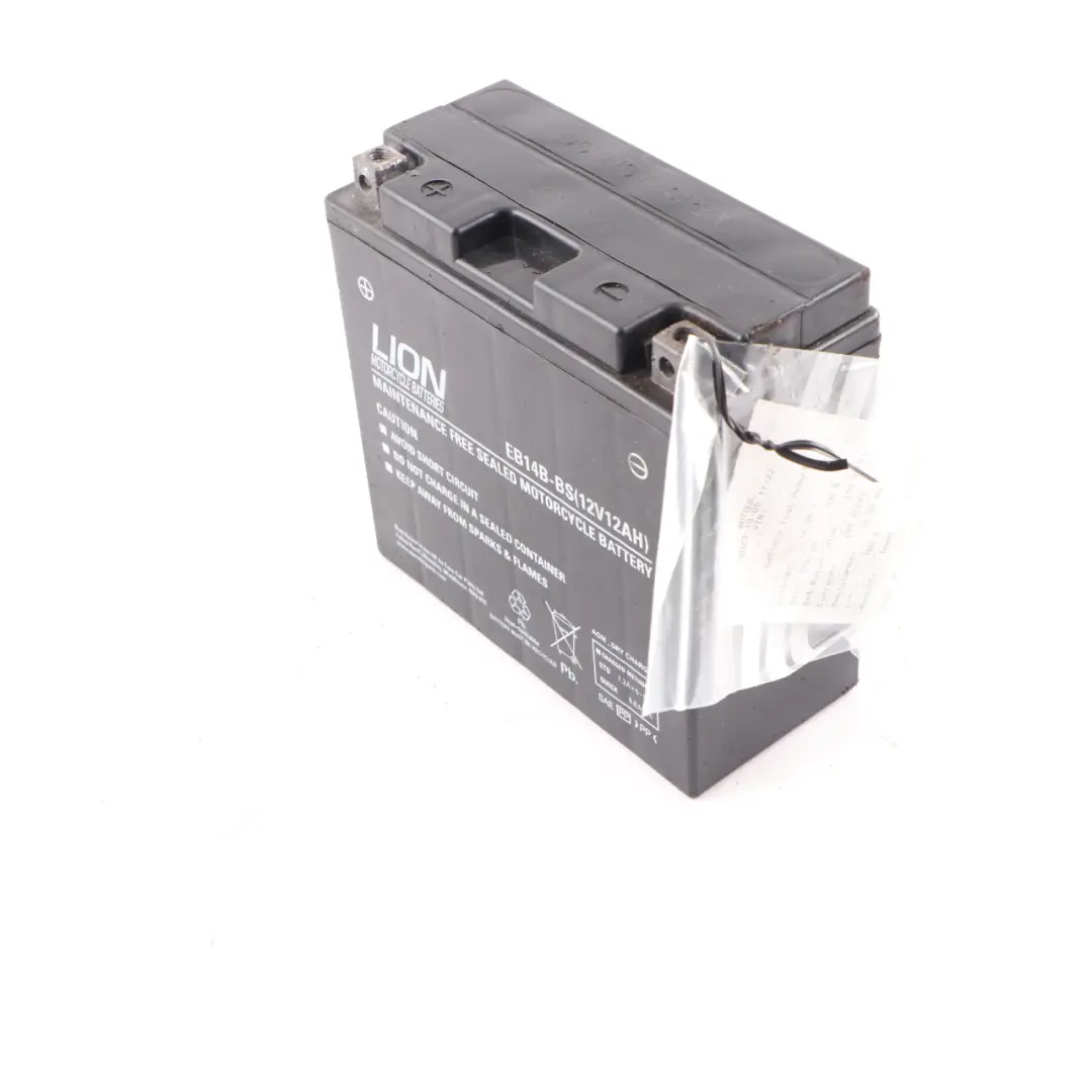 LION 12V Motorcycle Accumulator Battery 12Ah EB14B-BS to with Part number LION Motorcycle 12Ah Accumulator LION 12V Motorcycle Accumulator Battery 12Ah EB14B-BS - SKU LION Motorcycle 12Ah Accumulator - Part number LION Motorcycle 12Ah Accumulator