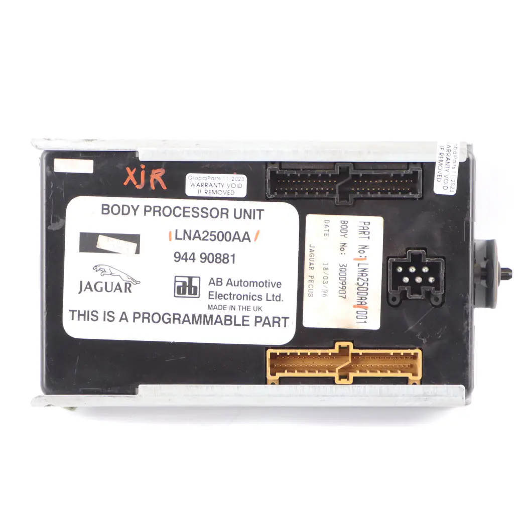 Jaguar XJ XJR XJ6 XJ12 X300 Body Processor Control Module ECU BCM Unit to with Part number LNA2500AA Jaguar XJ XJR XJ6 XJ12 X300 Body Processor Control Module ECU BCM Unit - SKU LNA2500AA - Part number LNA2500AA