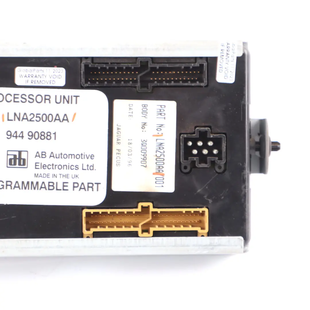 Jaguar XJ XJR XJ6 XJ12 X300 Body Processor Control Module ECU BCM Unit - SKU LNA2500AA - Part number LNA2500AA