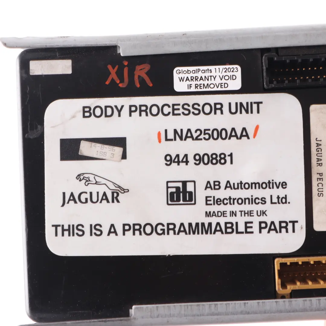 Jaguar XJ XJR XJ6 XJ12 X300 Body Processor Control Module ECU BCM Unit to with Part number LNA2500AA Jaguar XJ XJR XJ6 XJ12 X300 Body Processor Control Module ECU BCM Unit - SKU LNA2500AA - Part number LNA2500AA