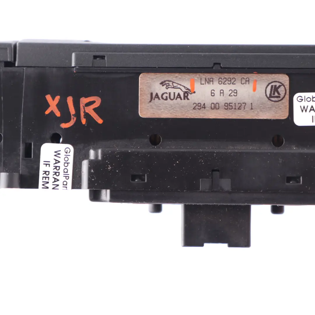 Jaguar XJR XJ6 Display Digital Clock Hazard Warning Light Lock Switch to with Part number LNA6292CA Jaguar XJR XJ6 Display Digital Clock Hazard Warning Light Lock Switch - SKU LNA6292CA - Part number LNA6292CA