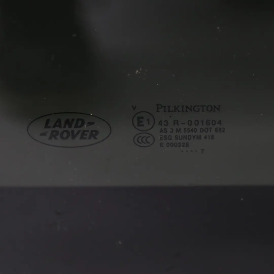 Land Rover Freelander 2 Techo corredizo Ventana central Panel de vidrio AS3 - SKU LR002135 - Número de pieza LR002135