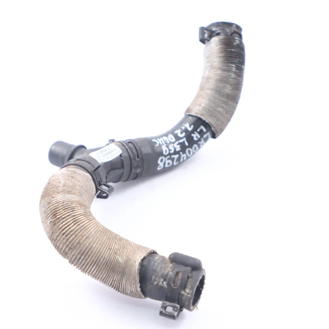 Cooler Coolant Pipe Hose Line to Land Rover Freelander 2 L359 2.2 EGR with Part number LR004298 Land Rover Freelander 2 L359 2.2 EGR Cooler Coolant Pipe Hose Line - SKU LR004298 - Part number LR004298