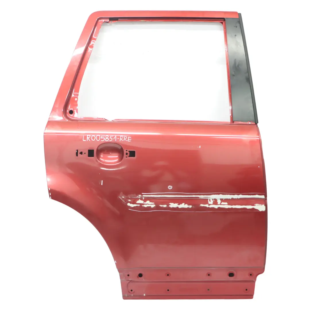 Puerta Trasera Derecha Carcasa Puerta Rimini Red 889 para Land Rover Freelander 2 con número de pieza LR005851 Land Rover Freelander 2 Puerta Trasera Derecha Carcasa Puerta Rimini Red 889 - SKU LR005851-RRE - Número de pieza LR005851