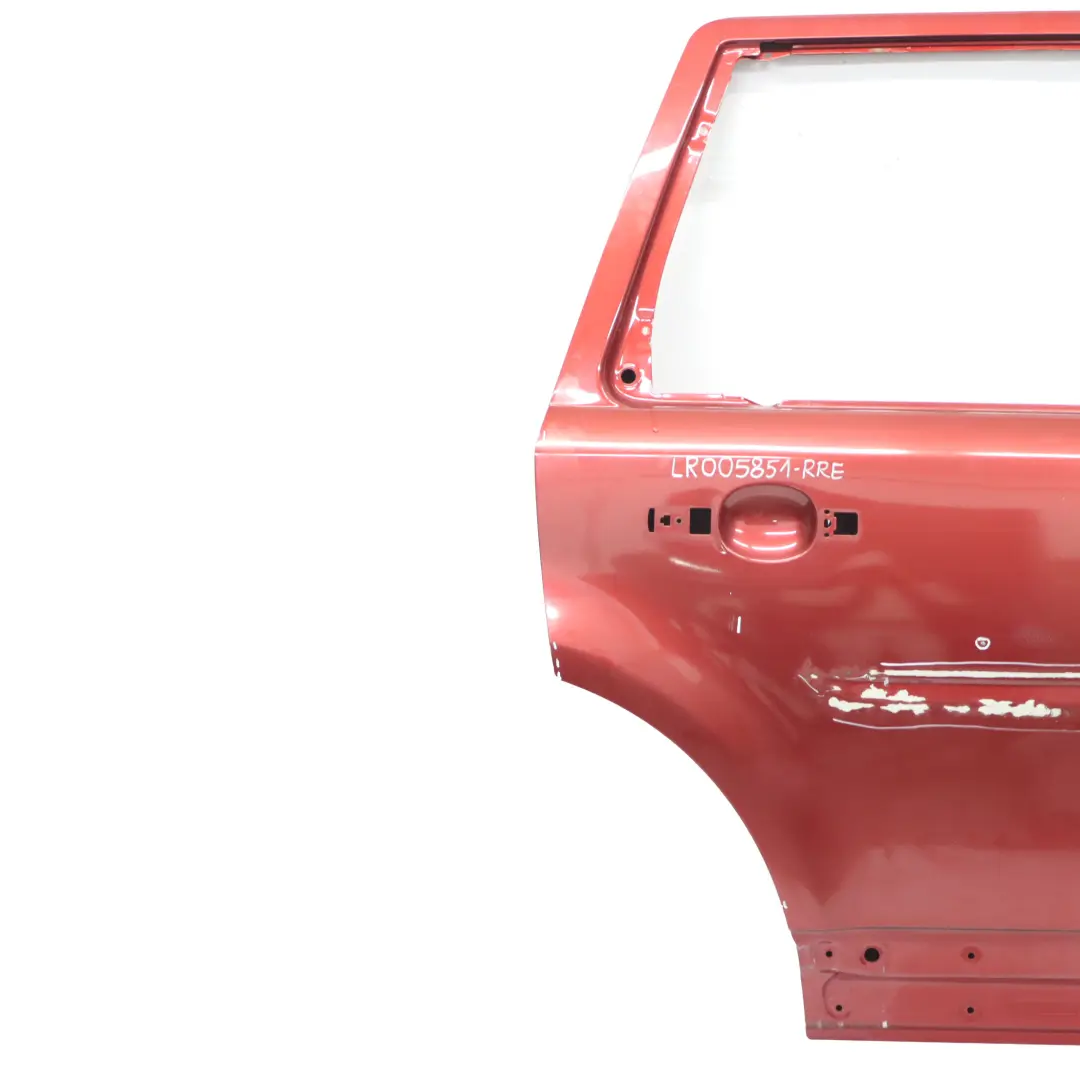 Drzwi Prawe Tylne Czerwone Rimini Red - 889 do Land Rover Freelander 2 o numerze LR005851 Land Rover Freelander 2 Drzwi Prawe Tylne Czerwone Rimini Red - 889 - SKU LR005851-RRE - Numer Części LR005851