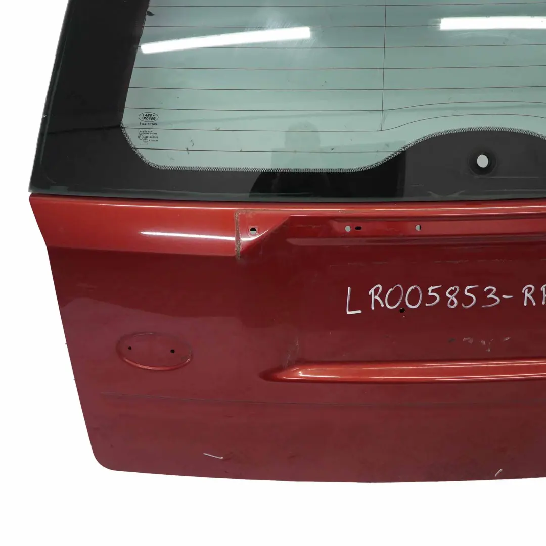 Trunk Lid Boot Lid Tailgate Panel Rimini Red - 889 to Land Rover Freelander 2 with Part number LR005853 Land Rover Freelander 2 Trunk Lid Boot Lid Tailgate Panel Rimini Red - 889 - SKU LR005853-RRE - Part number LR005853