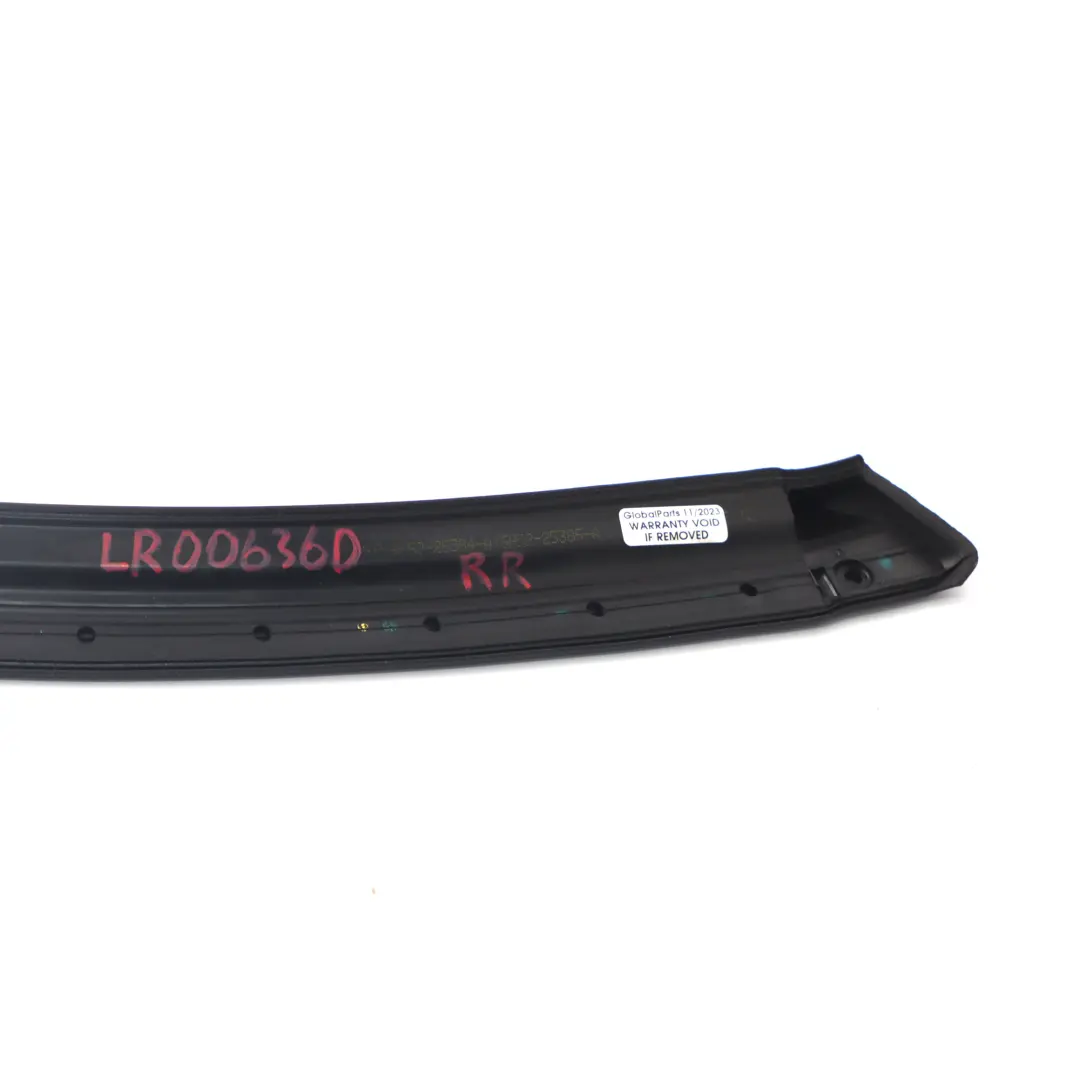 Junta de puerta Sellado marco trasero derecho para Land Rover Freelander 2 con número de pieza LR006360 Land Rover Freelander 2 Junta de puerta Sellado marco trasero derecho - SKU LR006360 - Número de pieza LR006360