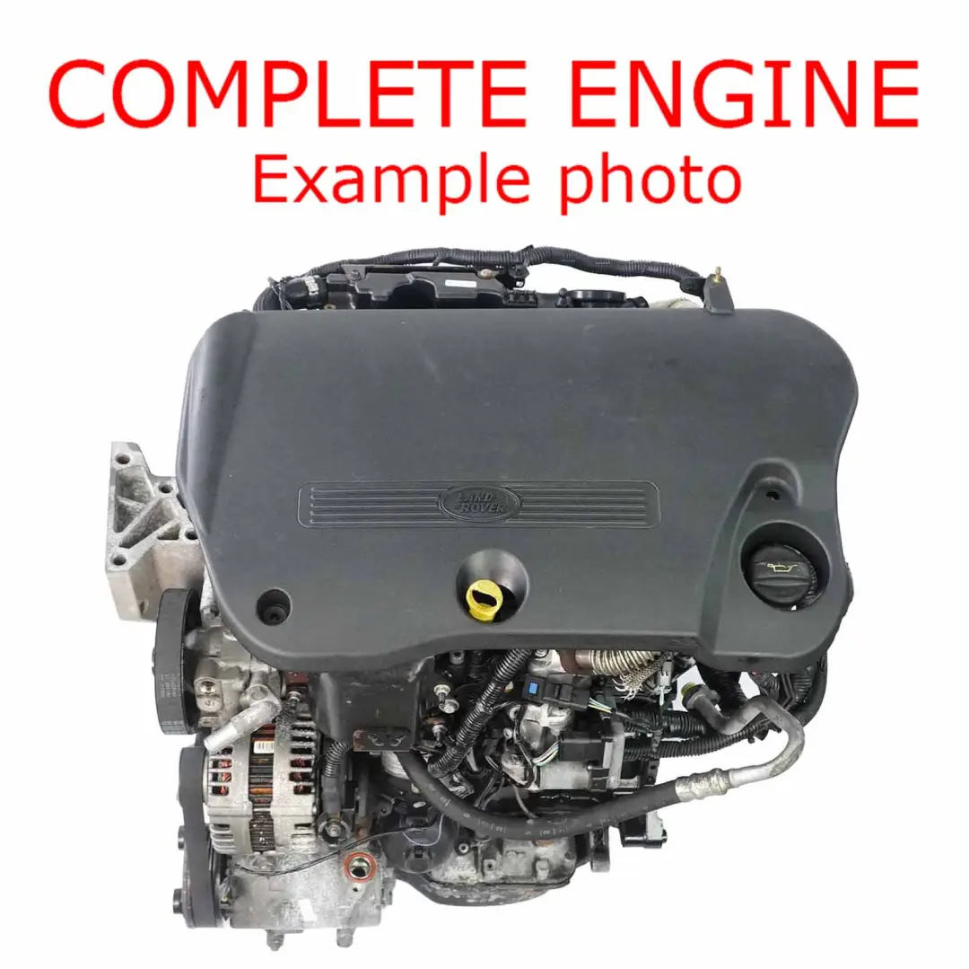 Land Rover Freelander 2 2.2 TD4 Motor Desnudo 224DT 2.2TD4 DW12BTED4 GARANTÍA - SKU LR006630 - Número de pieza LR006630