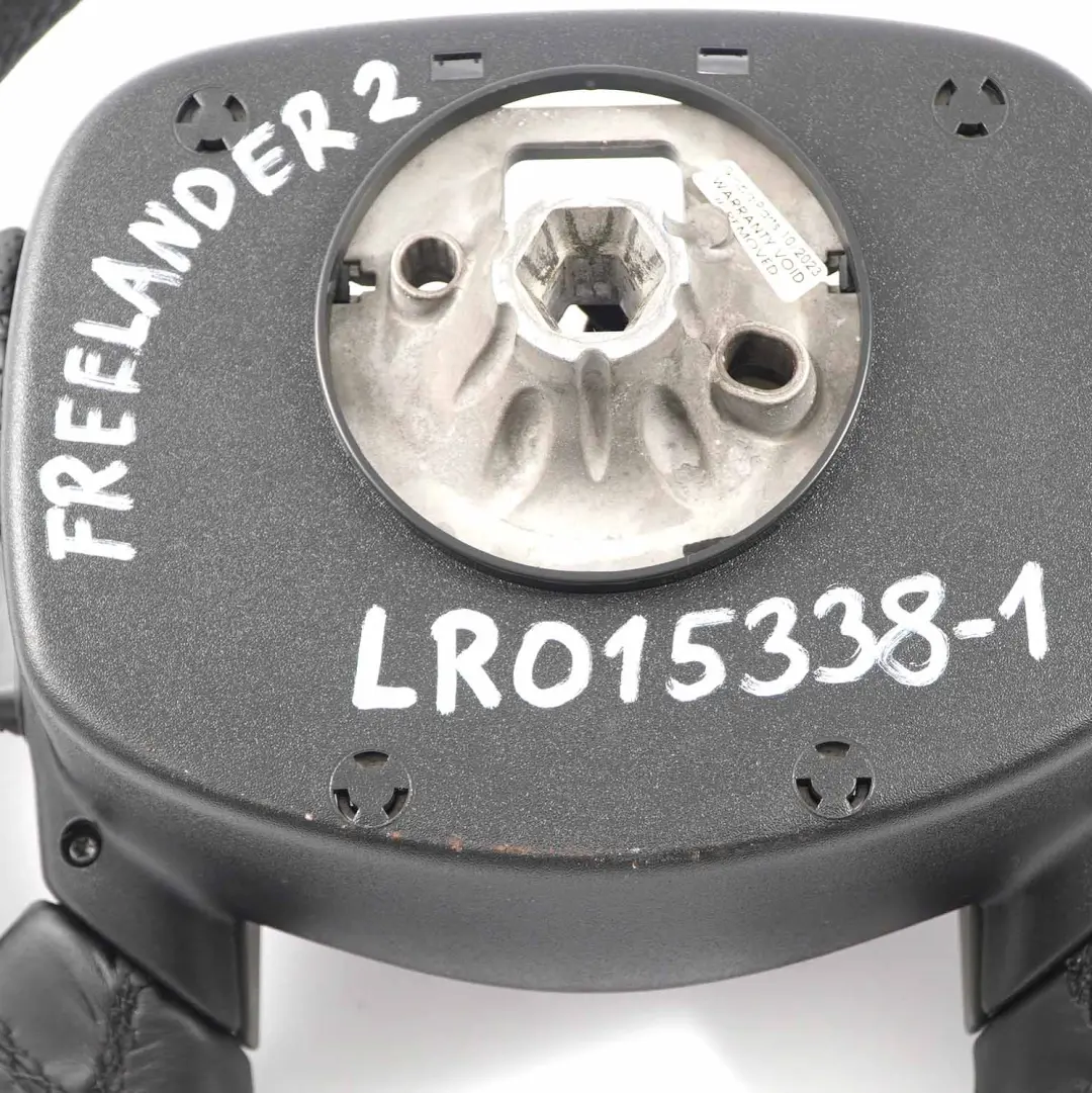 Leather Steering Wheel Multifunction to Land Rover Freelander 2 NEW Black with Part number LR015338 Land Rover Freelander 2 NEW Black Leather Steering Wheel Multifunction - SKU LR015338-1 - Part number LR015338