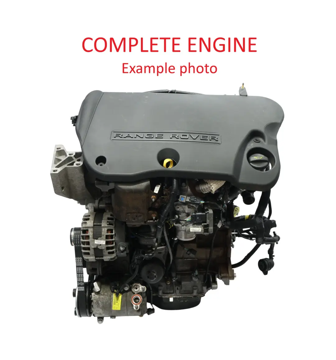 Land Range Rover Evoque L538 Motor Desnudo 224DT DW12TE5 190HP 159k km, GARANTÍA - SKU LR022075 - Número de pieza LR022075