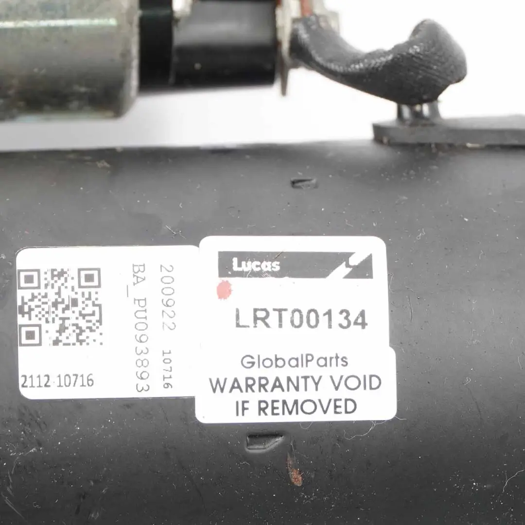 Mercedes Sprinter W906 Engine Starter Motor Lucas - SKU LRT00134 - Part number LRT00134