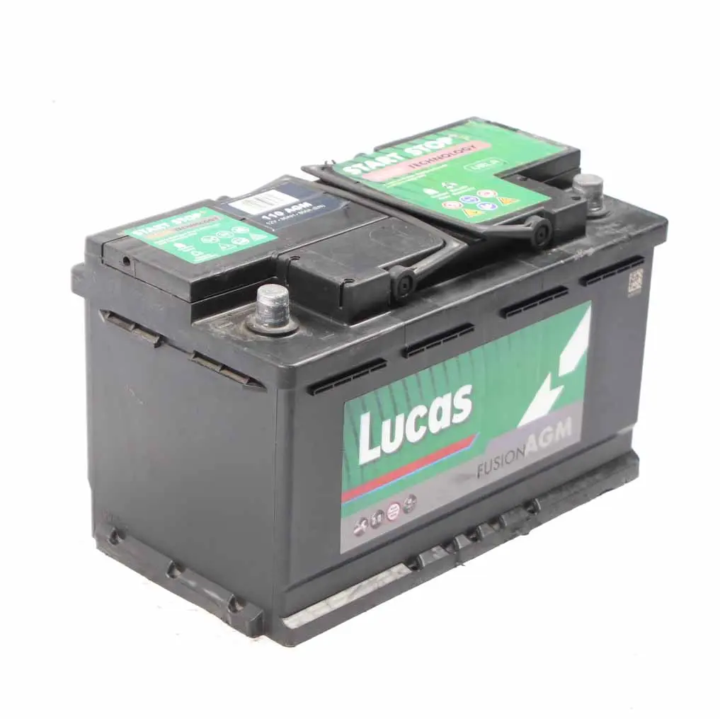  Lucas AGM Start Stop Accumulator Battery 80Ah 800A 12V 110 AGM - SKU Lucas 80Ah Accumulator - Part number Lucas 80Ah Accumulator