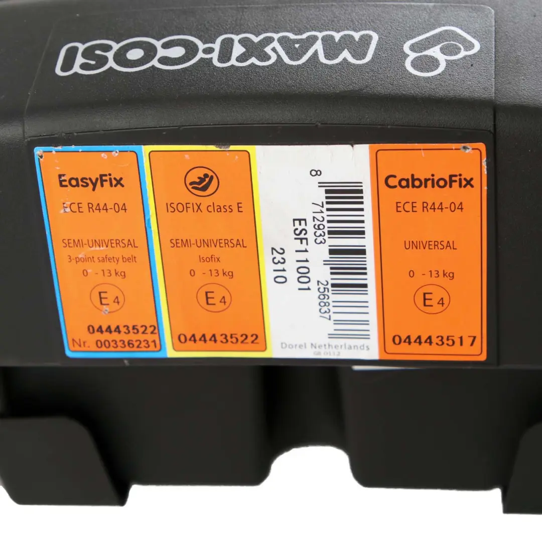 Genuine Car Child Seat Isofix Base CabrioFix Compatible to with Part number Maxi-Cosi FamilyFix Genuine Car Child Seat Isofix Base CabrioFix Compatible - SKU Maxi-Cosi EasyFix - Part number Maxi-Cosi FamilyFix