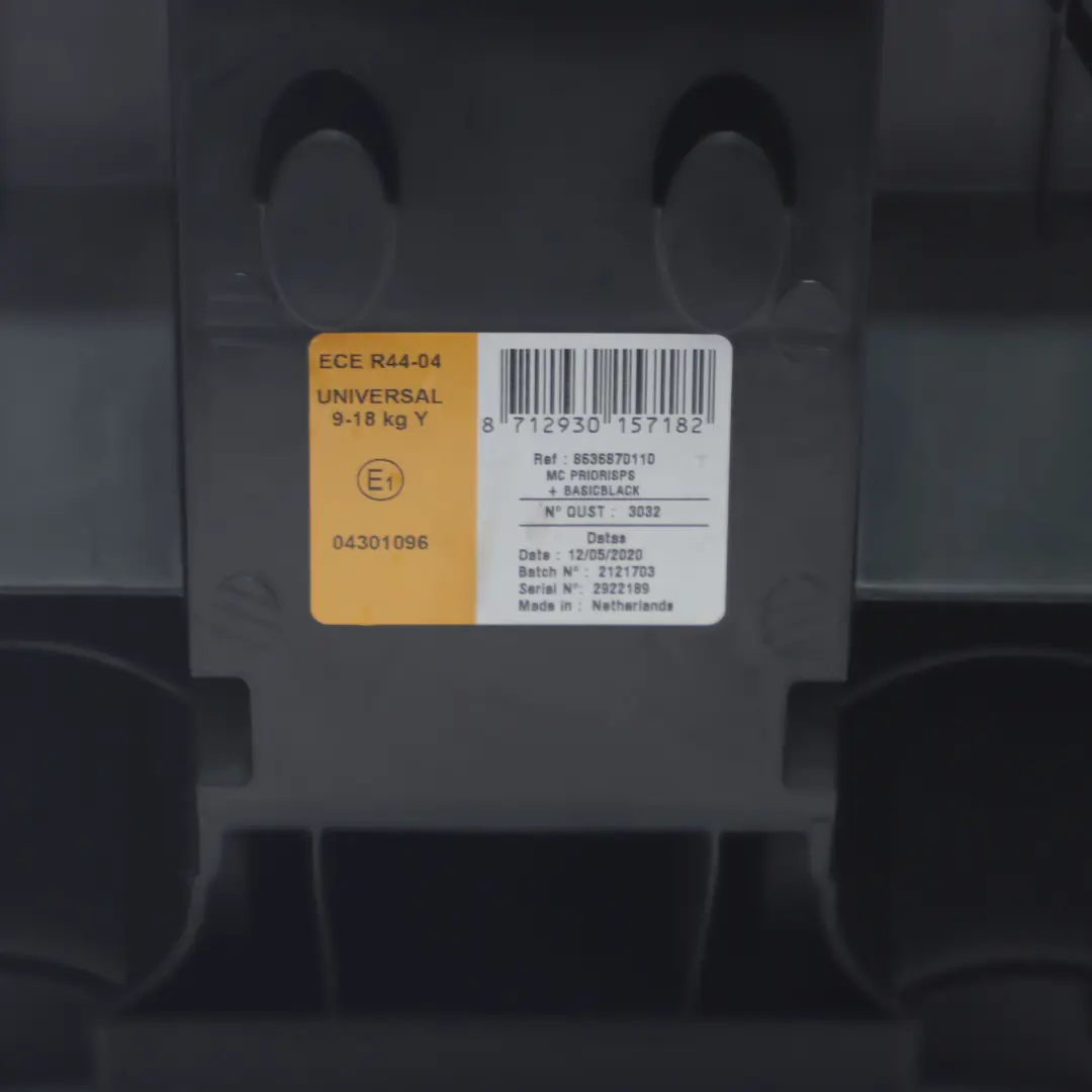  Fotelik Samochodowy 9-18 kg Grupa 1 Czarny - SKU Maxi-Cosi Priori SPS - Numer Części Maxi-Cosi Priori SPS