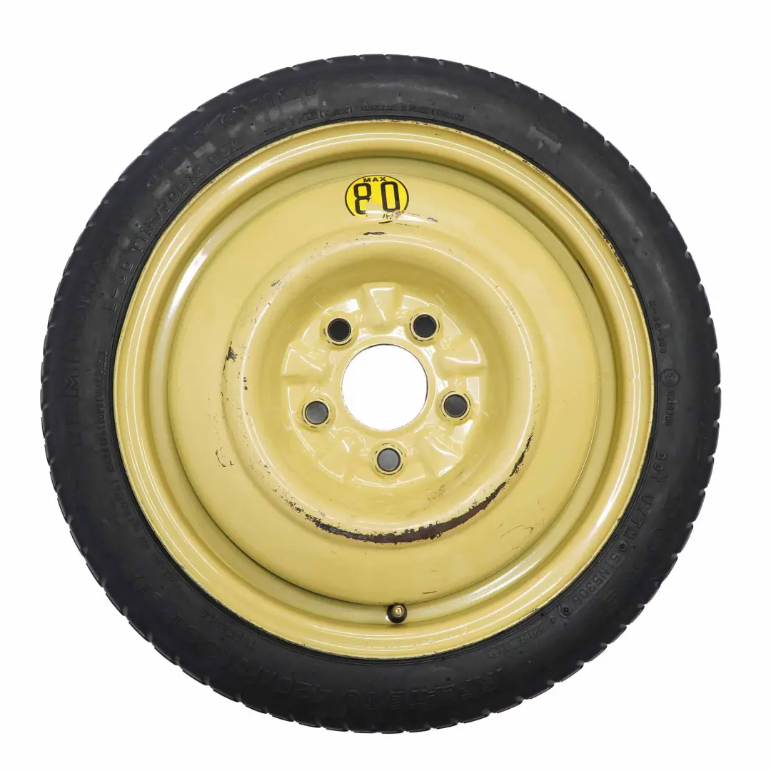  Genuine Mazda 3 5 6 15" Compact Spare Wheel Space Saver Steel Black 115/70 Toyo - SKU Mazda Spare Wheel - Part number Mazda Spare Wheel