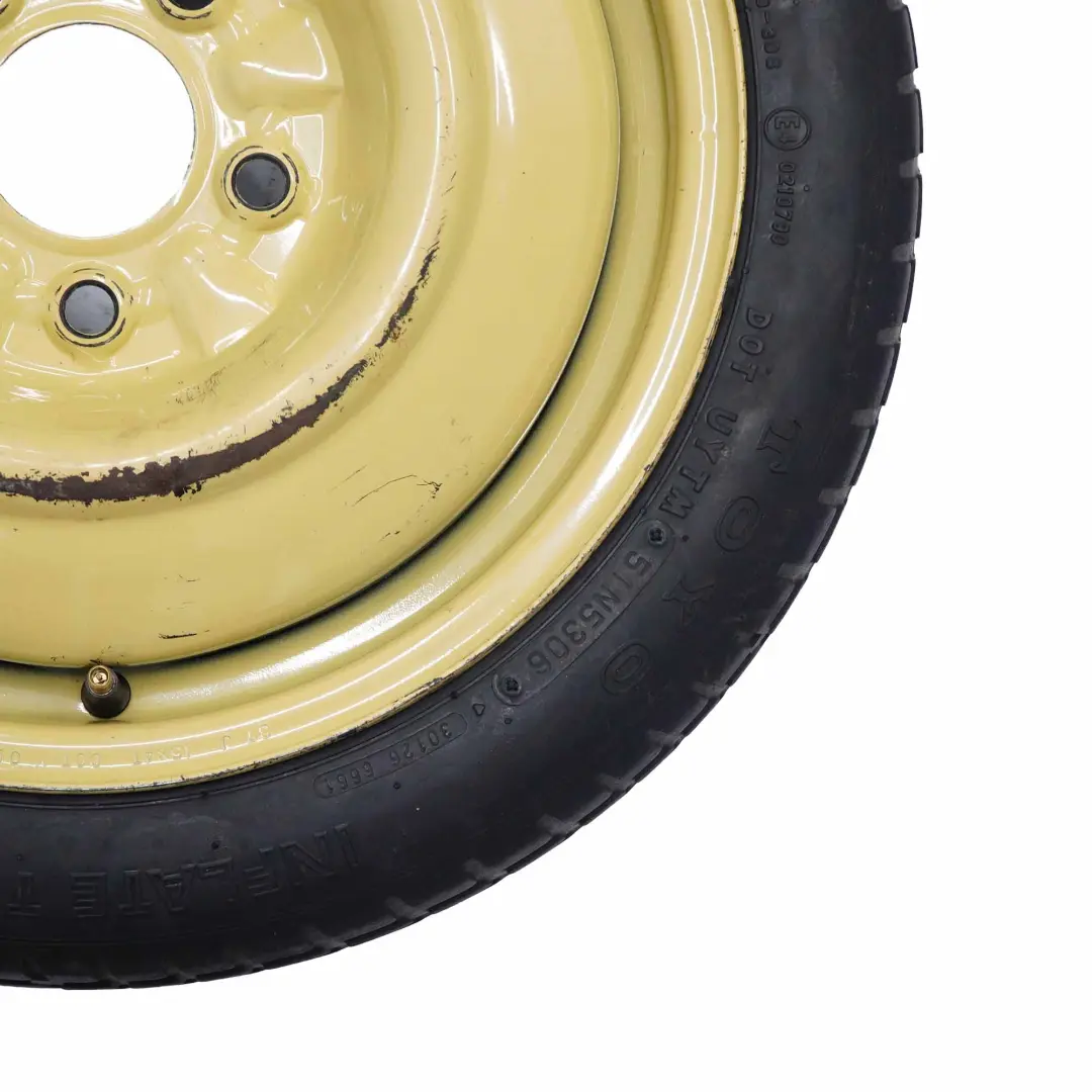  Genuine Mazda 3 5 6 15" Compact Spare Wheel Space Saver Steel Black 115/70 Toyo - SKU Mazda Spare Wheel - Part number Mazda Spare Wheel
