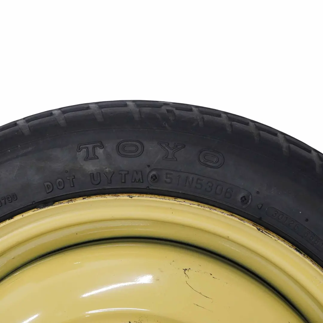 Mazda 3 5 6 Notrad Ersatzrad Stahl Schwarz 115/85 15" Toyo - SKU Mazda Spare Wheel - Teilenummer Mazda Spare Wheel