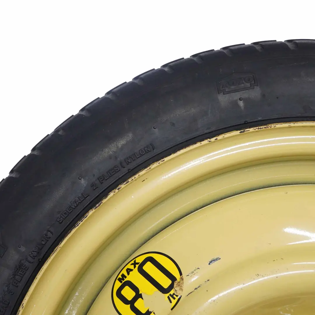 Genuine Mazda 3 5 6 15" Compact Spare Wheel Space Saver Steel Black 115/70 Toyo to with Part number Mazda Spare Wheel Genuine Mazda 3 5 6 15" Compact Spare Wheel Space Saver Steel Black 115/70 Toyo - SKU Mazda Spare Wheel - Part number Mazda Spare Wheel