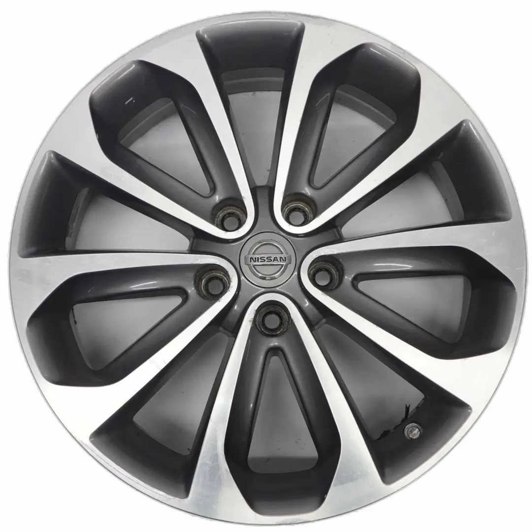 Jante Alliage 18" ET:40 6.5J pour Nissan Qashqai J10 à propos du numéro de pièce MB73JD18A Nissan Qashqai J10 Jante Alliage 18" ET:40 6.5J - SKU MB73JD18A-2 - Numéro de pièce MB73JD18A