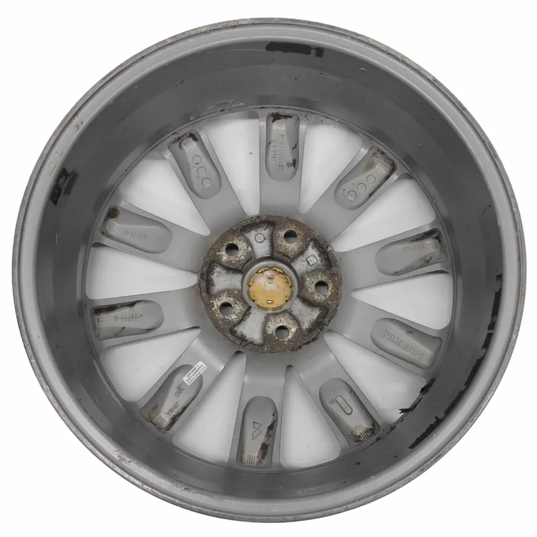 Cerchio in lega 18" ET:40 6.5J per Nissan Qashqai J10 con numero di parte MB73JD18A Nissan Qashqai J10 Cerchio in lega 18" ET:40 6.5J - SKU MB73JD18A-2 - Numero di parte MB73JD18A