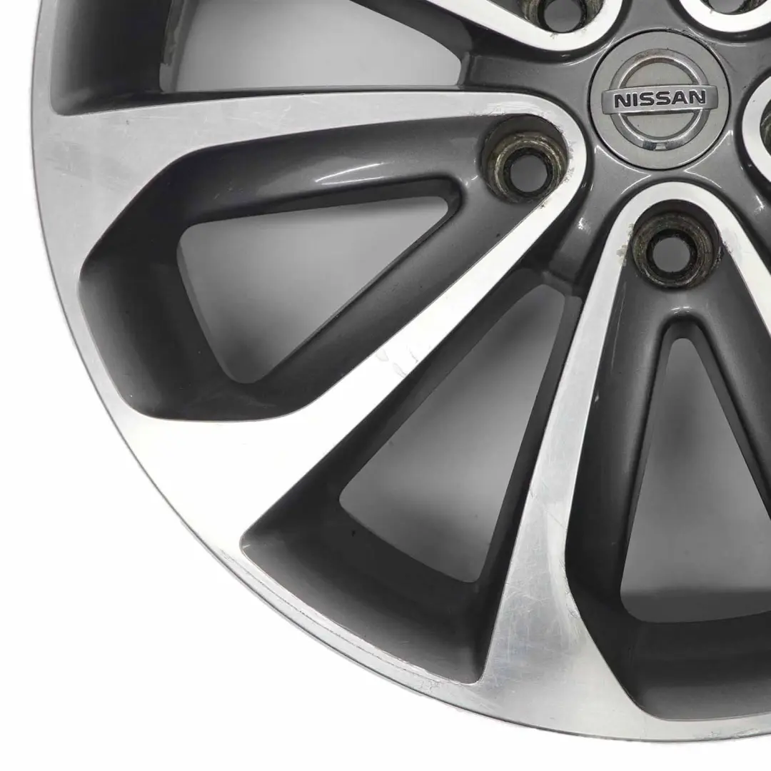 Leichtmetall felge 18" ET:40 6.5J für Nissan Qashqai J10 mit Teilenummer MB73JD18A Nissan Qashqai J10 Leichtmetall felge 18" ET:40 6.5J - SKU MB73JD18A-2 - Teilenummer MB73JD18A