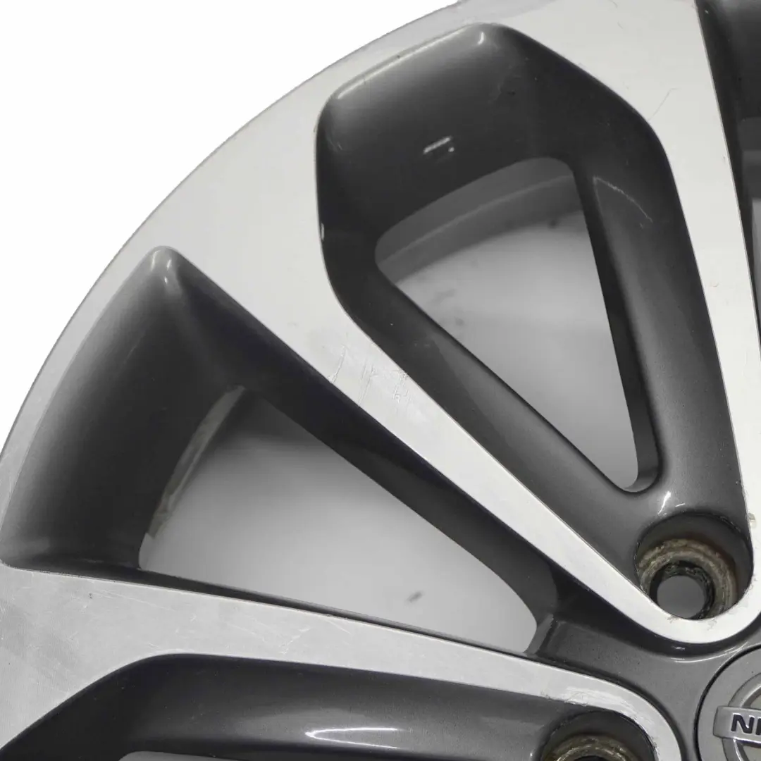 Leichtmetall felge 18" ET:40 6.5J für Nissan Qashqai J10 mit Teilenummer MB73JD18A Nissan Qashqai J10 Leichtmetall felge 18" ET:40 6.5J - SKU MB73JD18A-2 - Teilenummer MB73JD18A