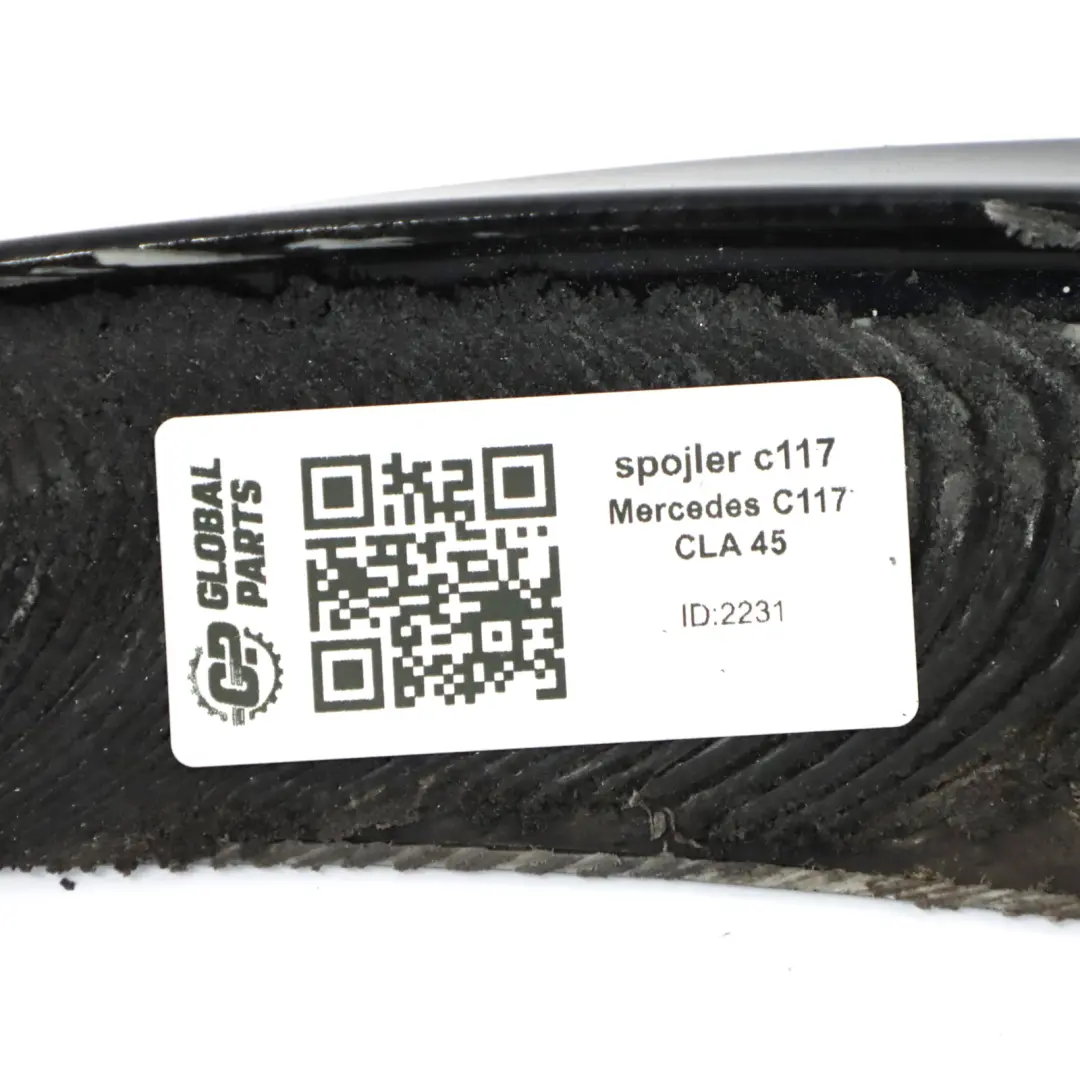 Mercedes CLA 45 C117 Heckspoiler Kofferraum Heckklappe Kofferraum verkleidung - SKU Mercedes C117 Spoiler - Teilenummer Mercedes C117 Spoiler