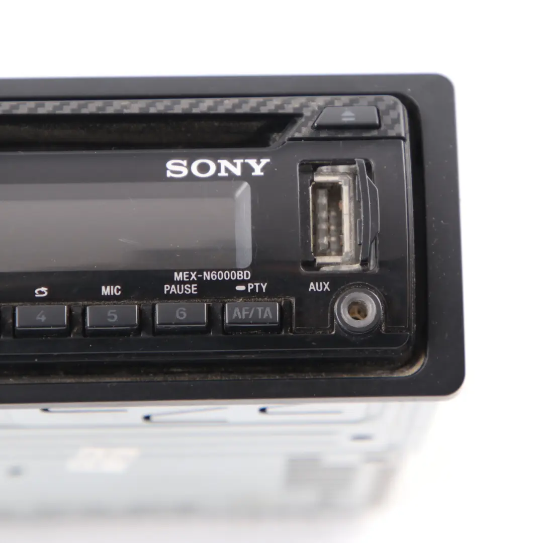 Genuine Sony Bluetooth USB Stereo Audio Player Head Unit - SKU MEX-N6000BD - Part number MEX-N6000BD