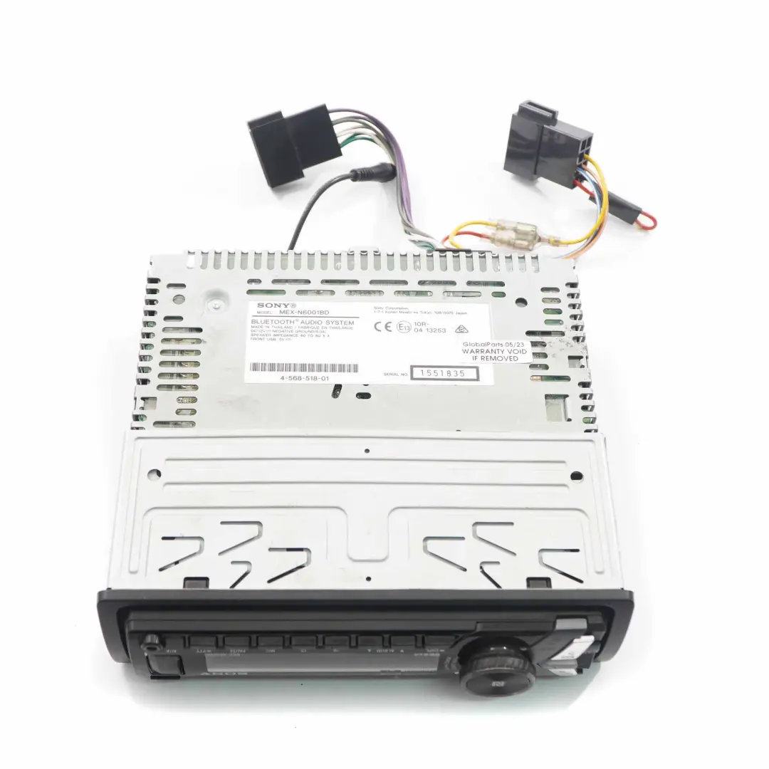 Genuine Sony Bluetooth USB Stereo Audio Player Head Unit to with Part number MEX-N6001BD Genuine Sony Bluetooth USB Stereo Audio Player Head Unit - SKU MEX-N6001BD - Part number MEX-N6001BD