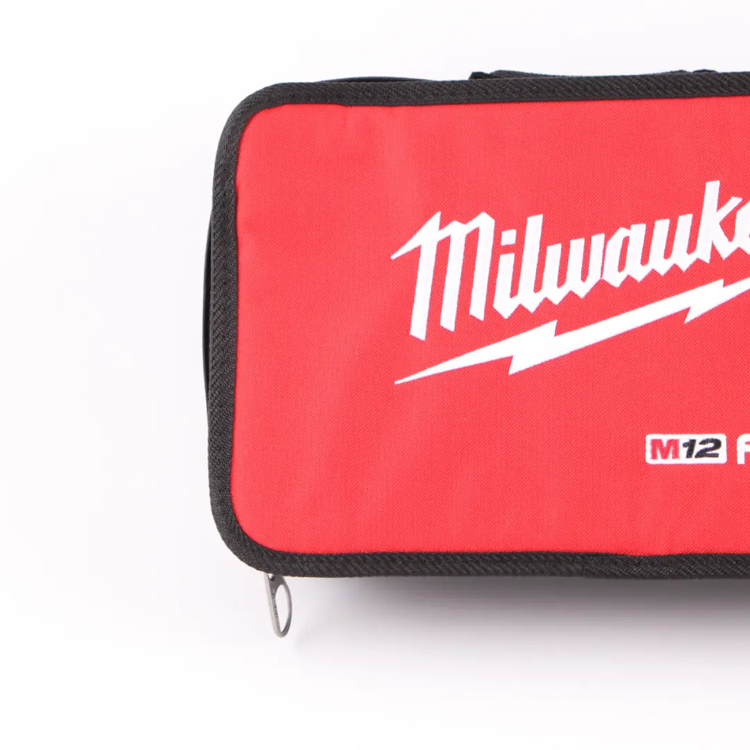  Milwaukee M12 Fuel Logo Contractor Soft Case Bag Storage Box 13.5 x 8 x 3 - SKU Milwaukee M12 Empty Case - Part number Milwaukee M12 Empty Case