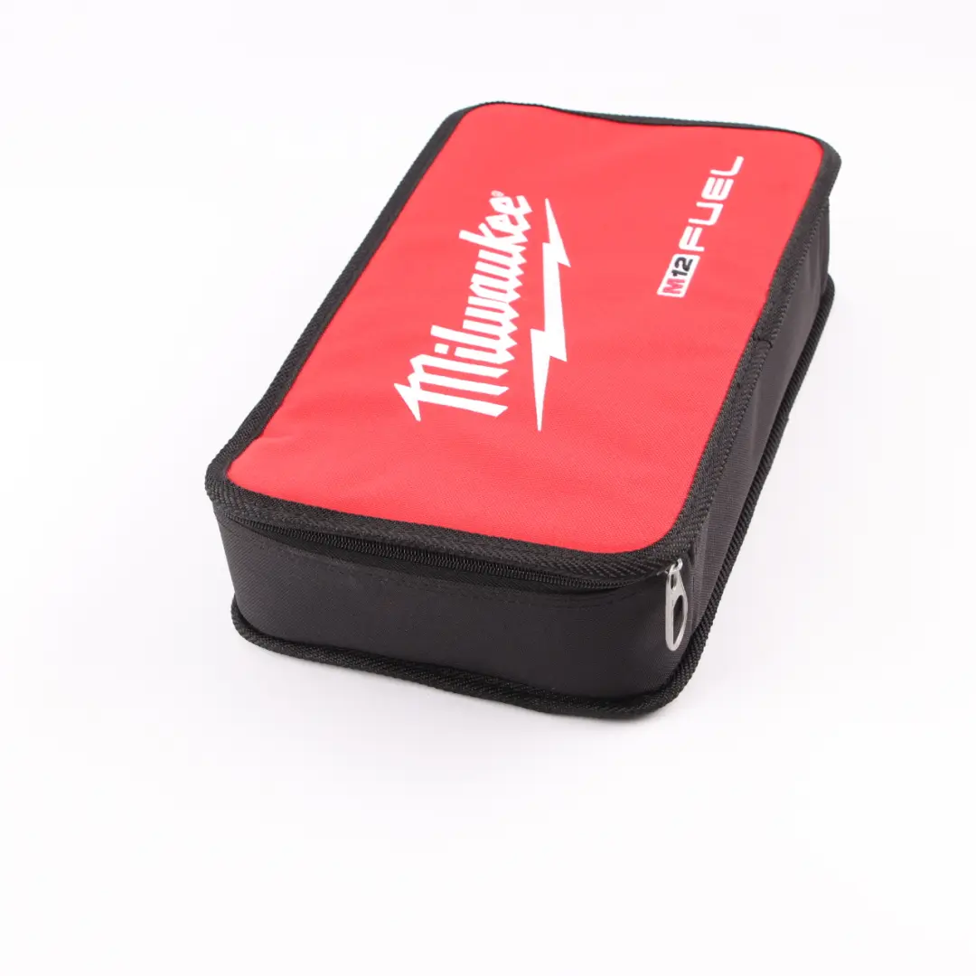 Milwaukee M12 Fuel Logo Contractor Soft Case Bag Storage Box 13.5 x 8 x 3 to with Part number Milwaukee M12 Empty Case Milwaukee M12 Fuel Logo Contractor Soft Case Bag Storage Box 13.5 x 8 x 3 - SKU Milwaukee M12 Empty Case - Part number Milwaukee M12 Empty Case