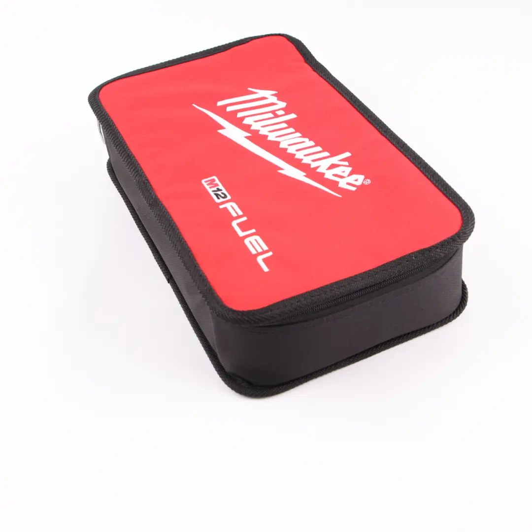 Milwaukee M12 Fuel Logo Contractor Soft Case Bag Storage Box 13.5 x 8 x 3 to with Part number Milwaukee M12 Empty Case Milwaukee M12 Fuel Logo Contractor Soft Case Bag Storage Box 13.5 x 8 x 3 - SKU Milwaukee M12 Empty Case - Part number Milwaukee M12 Empty Case