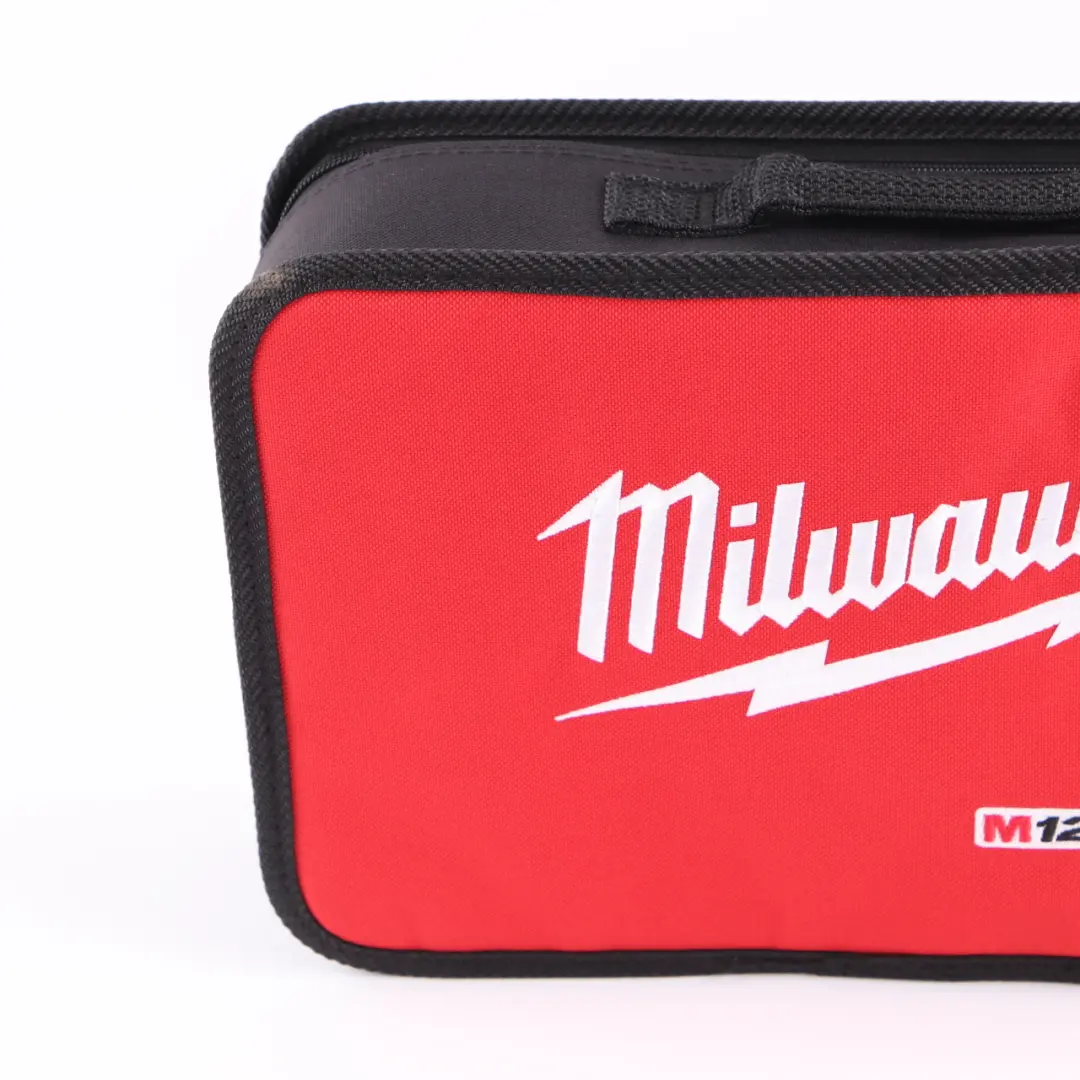 Milwaukee M12 Fuel Logo Contractor Soft Case Bag Storage Box 13.5 x 8 x 3 to with Part number Milwaukee M12 Empty Case Milwaukee M12 Fuel Logo Contractor Soft Case Bag Storage Box 13.5 x 8 x 3 - SKU Milwaukee M12 Empty Case - Part number Milwaukee M12 Empty Case