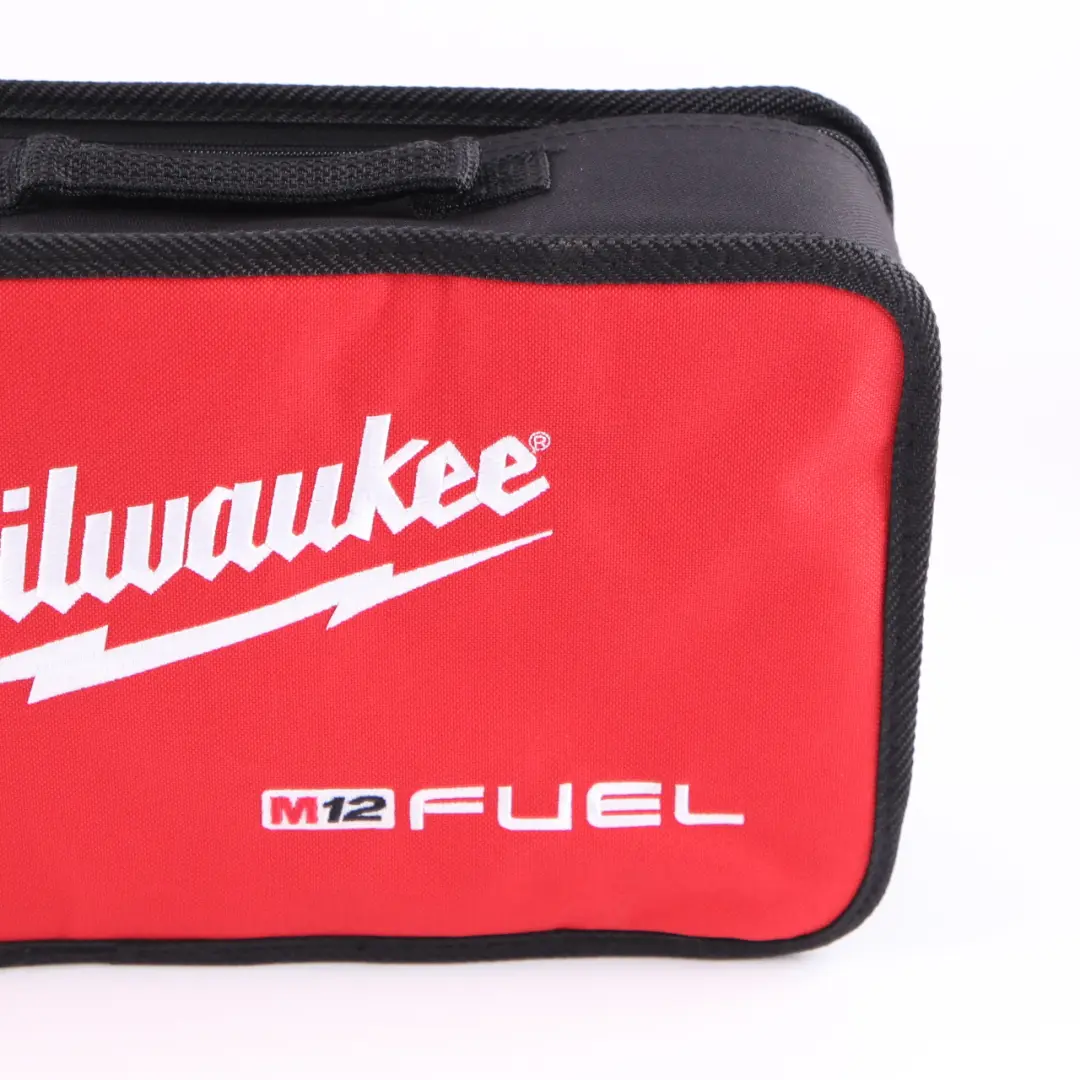 Milwaukee M12 Fuel Logo Contractor Soft Case Bag Storage Box 13.5 x 8 x 3 to with Part number Milwaukee M12 Empty Case Milwaukee M12 Fuel Logo Contractor Soft Case Bag Storage Box 13.5 x 8 x 3 - SKU Milwaukee M12 Empty Case - Part number Milwaukee M12 Empty Case