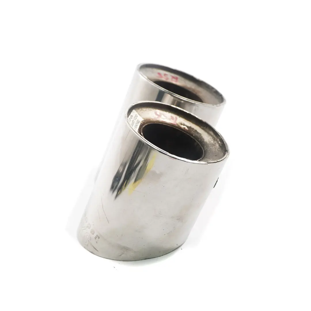 Exhaust Tips Mini R56 JCW John Cooper Works Rear System Muffler Pipe Chrome to with Part number Mini R56 JCW Exhaust Tips Exhaust Tips Mini R56 JCW John Cooper Works Rear System Muffler Pipe Chrome - SKU Mini R56 JCW Exhaust Tips - Part number Mini R56 JCW Exhaust Tips