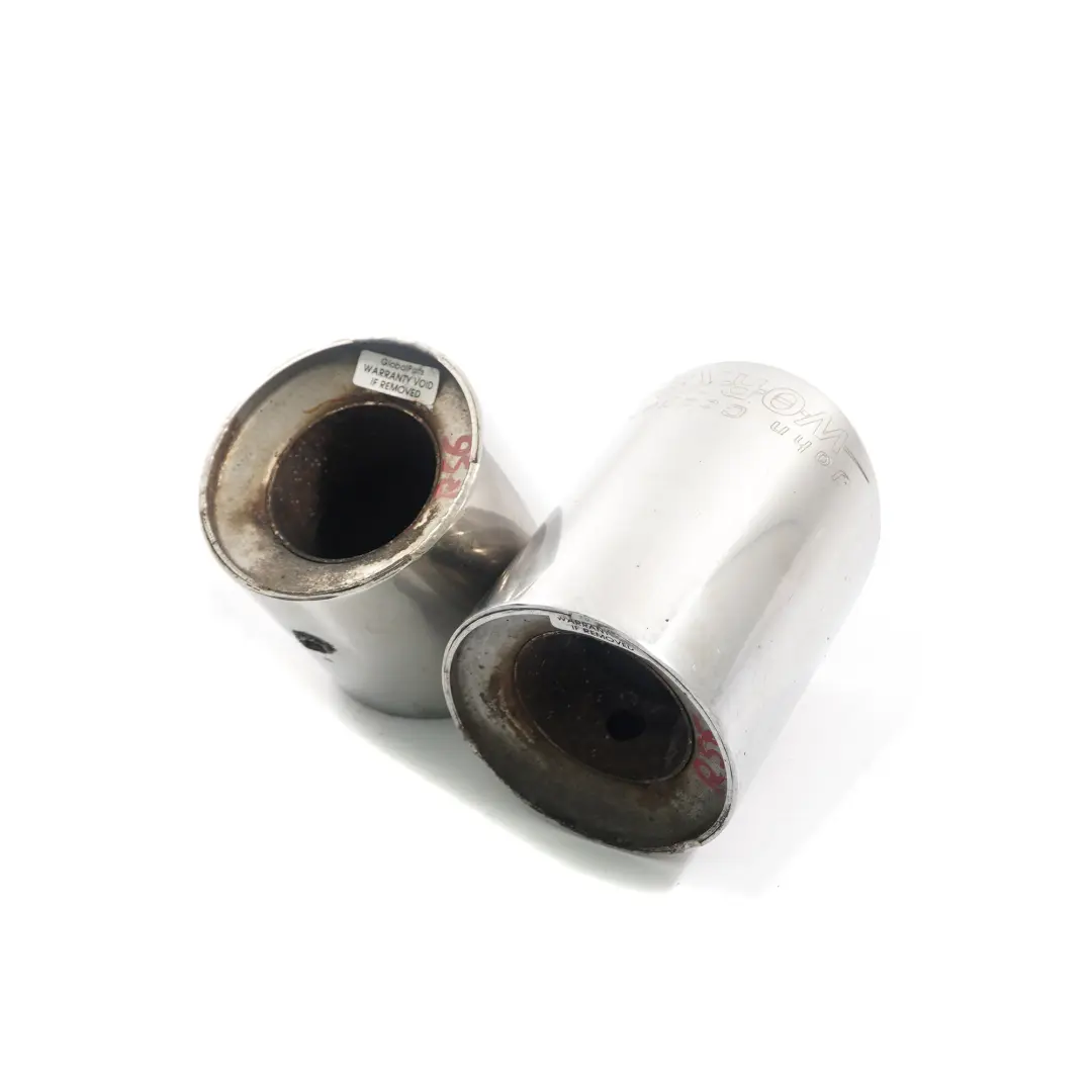 Punte scarico Mini R56 JCW John Cooper Works Silenziatore Tubo Cromato per con numero di parte Mini R56 JCW Exhaust Tips Punte scarico Mini R56 JCW John Cooper Works Silenziatore Tubo Cromato - SKU Mini R56 JCW Exhaust Tips - Numero di parte Mini R56 JCW Exhaust Tips