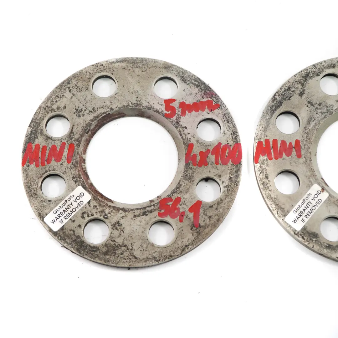 MINI 4x100 56.1mm 5mm Dystanse podkładki - SKU Mini Spacer Set 4x100 - Numer Części Mini Spacer Set 4x100