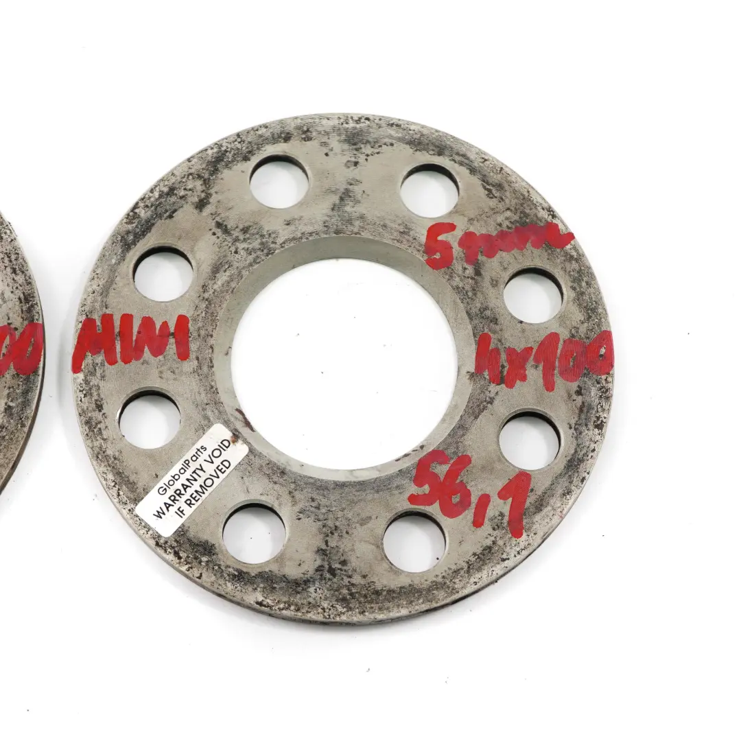 Mini Spurverbreiterung Distanzscheiben Set 4x100 56.1mm 5mm - SKU Mini Spacer Set 4x100 - Teilenummer Mini Spacer Set 4x100