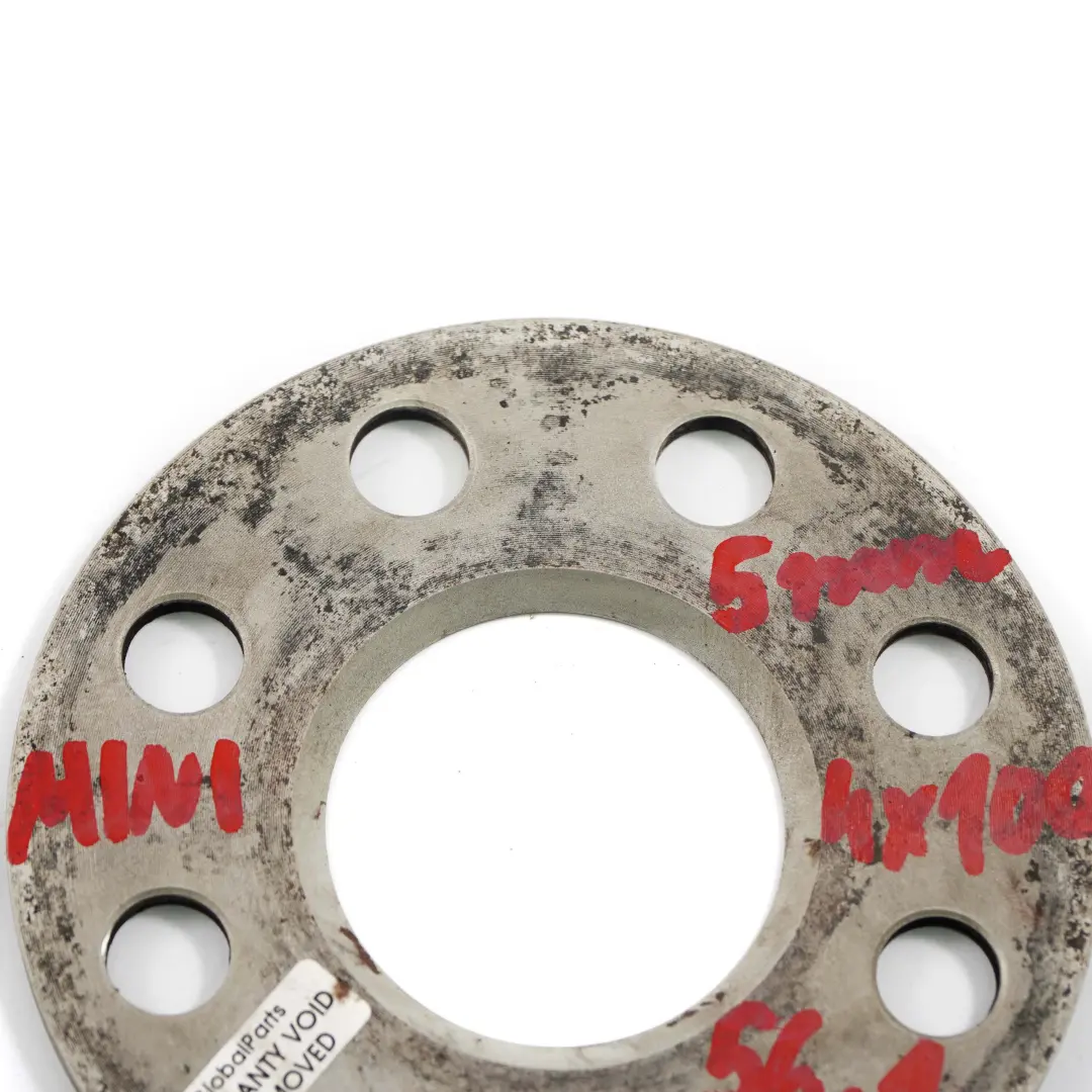  Alloy Wheel Spacers Hubcentric Shims Mini 4x100 56.1mm 5mm - SKU Mini Spacer Set 4x100 - Part number Mini Spacer Set 4x100