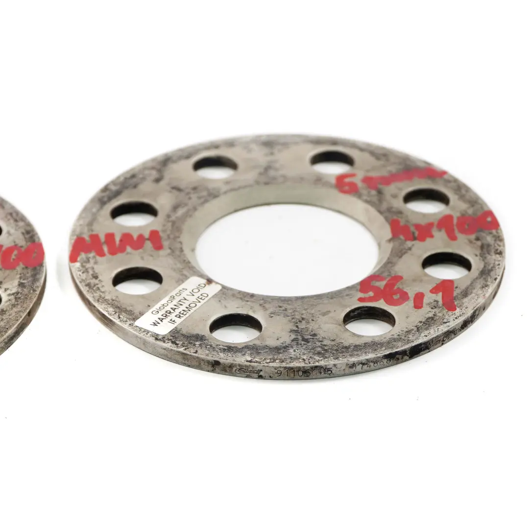 Mini Spurverbreiterung Distanzscheiben Set 4x100 56.1mm 5mm - SKU Mini Spacer Set 4x100 - Teilenummer Mini Spacer Set 4x100