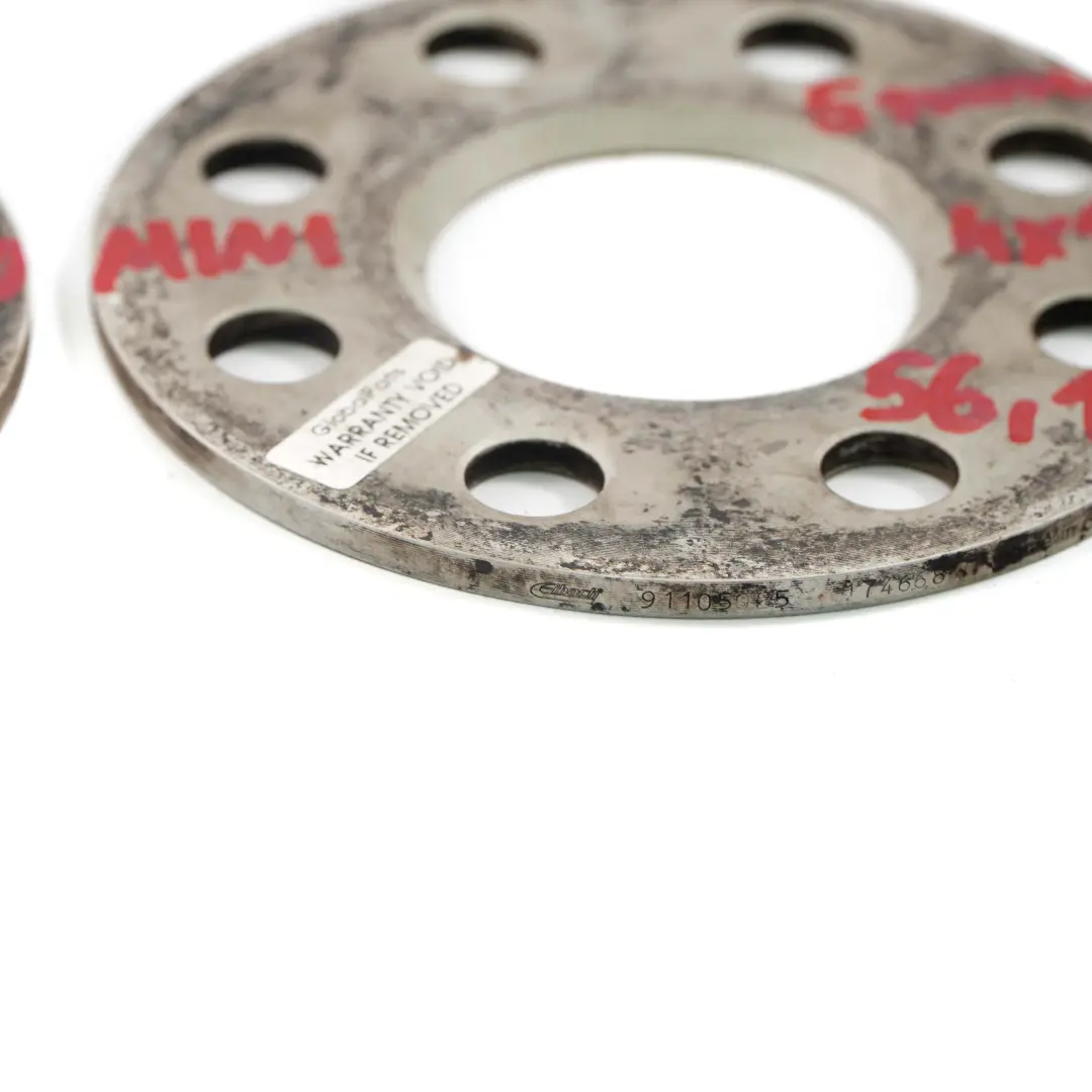  Alloy Wheel Spacers Hubcentric Shims Mini 4x100 56.1mm 5mm - SKU Mini Spacer Set 4x100 - Part number Mini Spacer Set 4x100