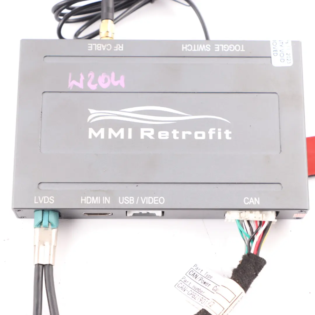 MMI Multimedia Interface CarPlay Android Retrofit Interface to Mercedes W204 with Part number MMI Retrofit Mercedes W204 MMI Multimedia Interface CarPlay Android Retrofit Interface - SKU MMI Retrofit - Part number MMI Retrofit